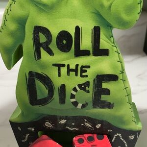 Disney Oogie Boogie Green and Red Dice Game